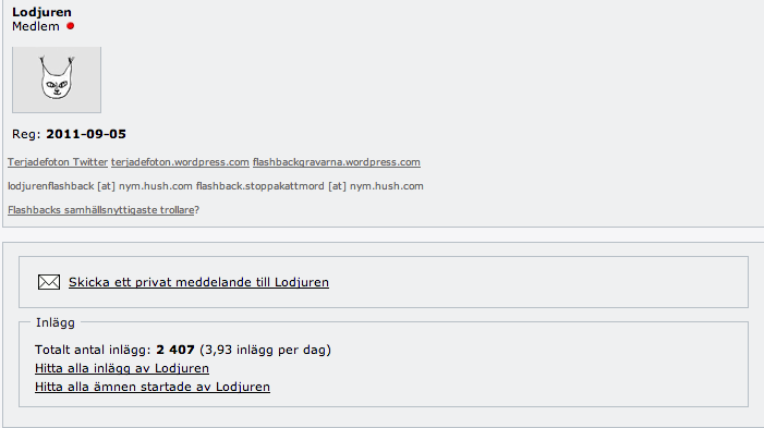 Flashbackgrävarna, Högsbo, Flashback, Djurplageri, Internet,  Kattmördare, Forum, Intervju